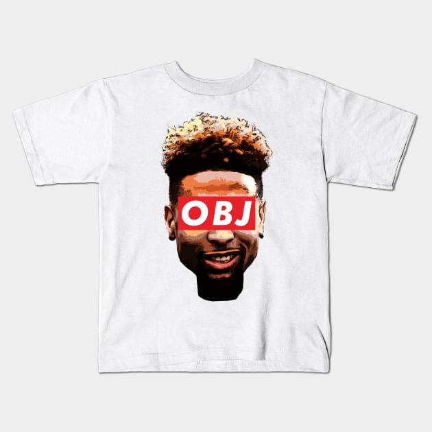 odell beckham jr Kids T-Shirt by aubreysimon